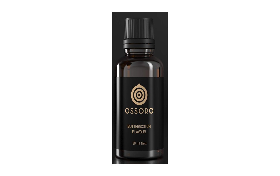 Ossoro Butterscotch Flavour    Glass Bottle  30 millilitre